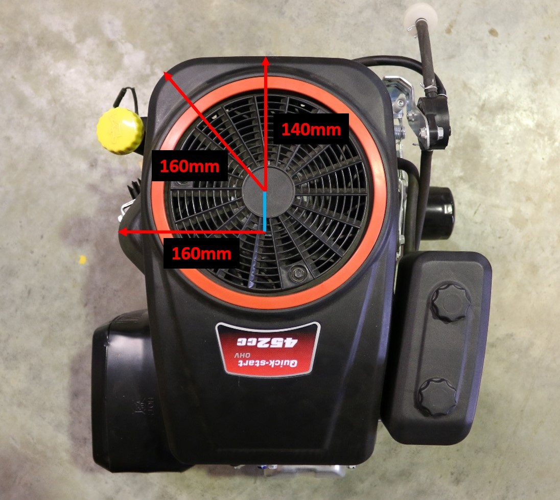 16hp Vertical Shaft Lawn Mower Engine Motor Petrol 4 etc