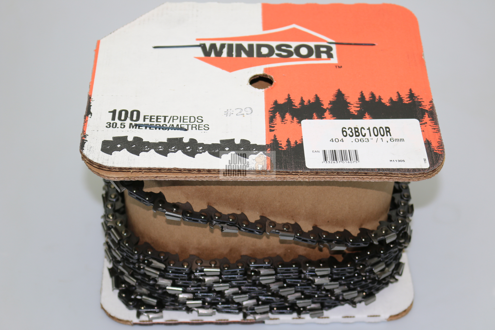 100ft Roll Windsor by Carlton Chainsaw Chain 404 063" Semi Chisel eBay