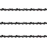 3x Chainsaw Semi Chisel Chains 3/8LP 050 55DL for Stihl 16" Bar Polesaw Woodboss