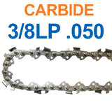 1X 3/8LP 050 45DL Semi Chisel Tungsten Carbide Chainsaw Chain