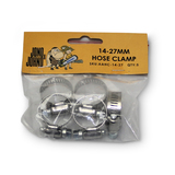 5x 14-27mm Hose Clamps