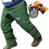 Chainsaw Safety Chaps Protective Pants Leg protection Cut Proof with Helmet Option 