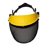 Protective Safety Visor with Clear & Mesh Face Shields