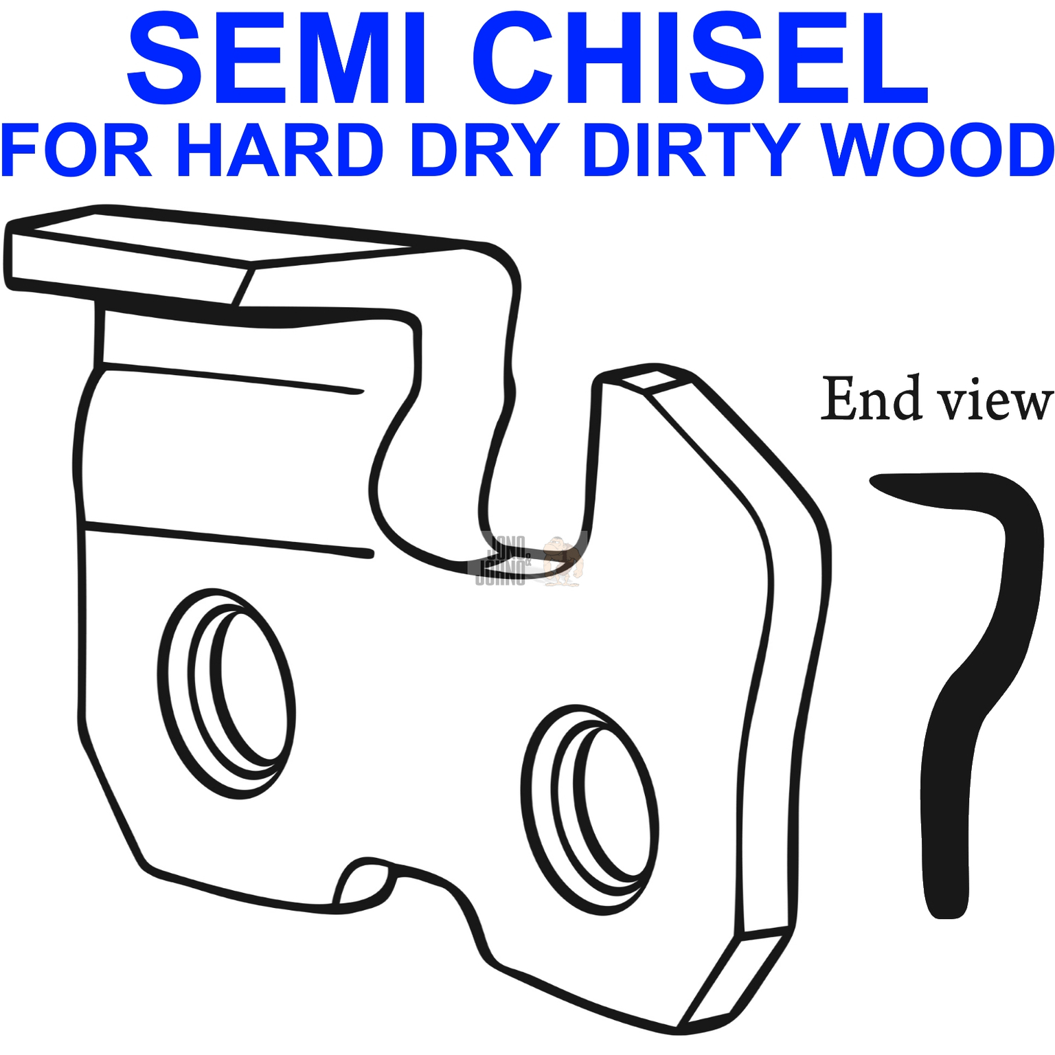 3X 12" Semi Chisel Saw Chain for Echo CS271T Chainsaws 