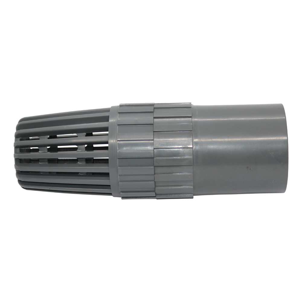 2" Poly Foot Valve and Strainer with Barb Water Pump Hose Suction