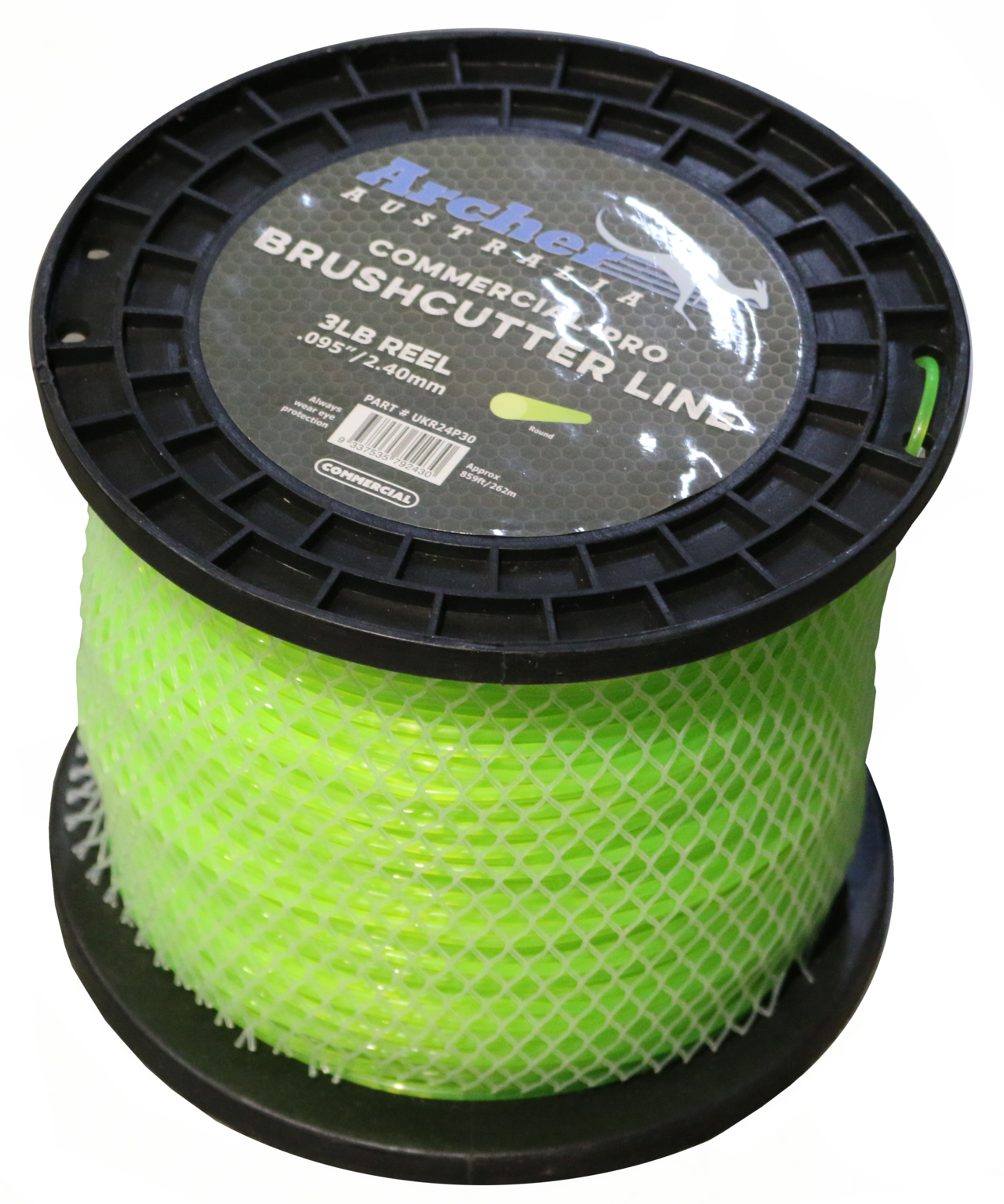 Pro Nylon Brushcutter Trimmer Whipper Snipper Line 2.40mm .095 Round 3lb Reel