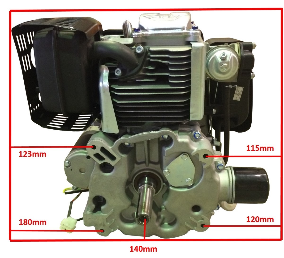 16hp Vertical Shaft Lawn Mower Engine Motor Petrol 4 Stroke Ride On eBay