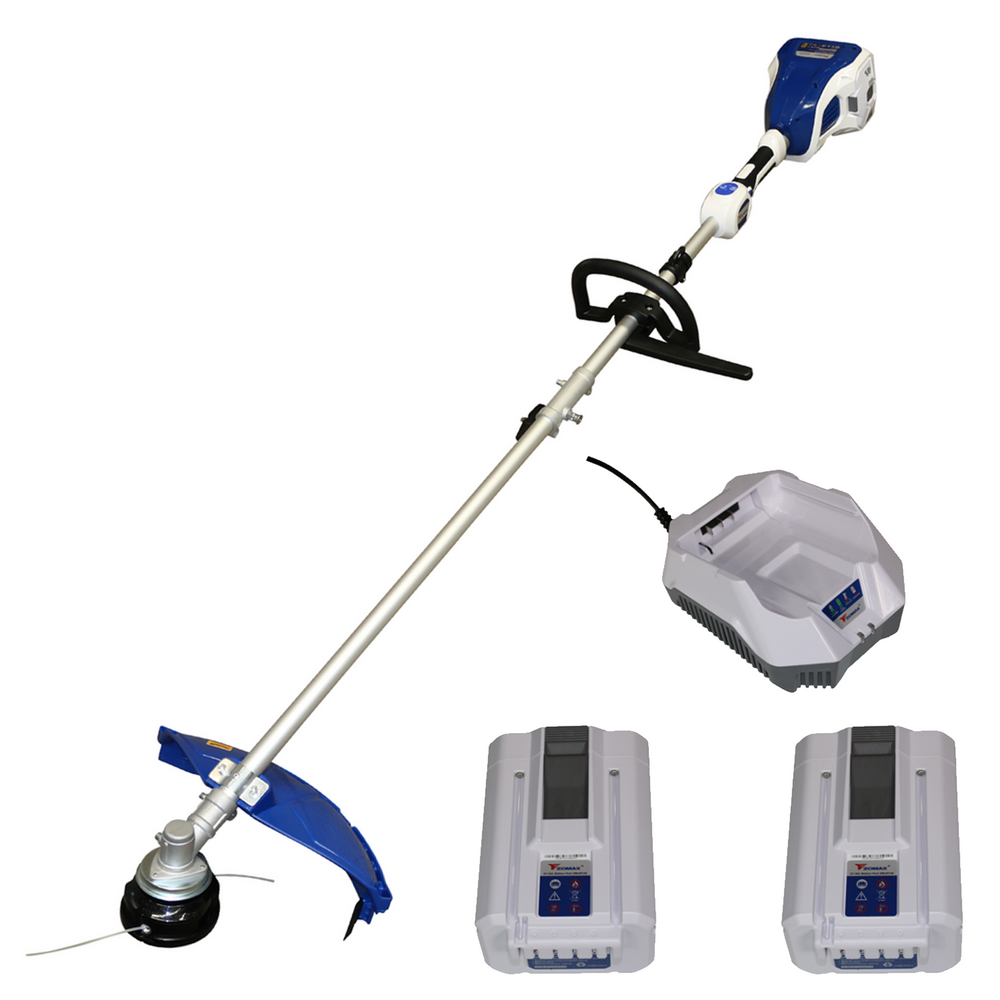 Zomax 58v Electric Multi Tool with Brush Cutter Whipper Snipper Attachment With 2x 4.0AH Batteries 