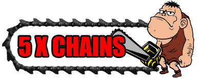 5 x Chainsaw Chains