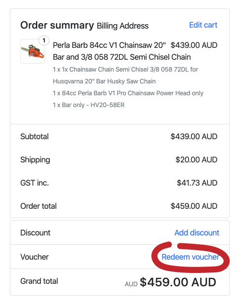Order summary discount code instruction, part 2
