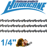 3x Chainsaw Semi Chisel 1/4" 043 72DL Chains for 14" HUSQVARNA polesaw Pole Saw