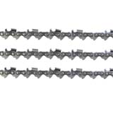 3x Full Chisel 325 058 66DL Chains for 16" Bar Husqvarna 55 350 359 445 Chainsaw