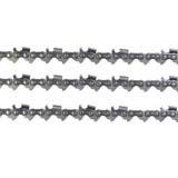 3x Chainsaw Chains Semi Chisel 325 058 66DL for Perla Barb 62cc with 16" bar