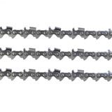 3x Chains Semi Chisel 325 058 72DL 18" Bar for select Partner Chainsaws
