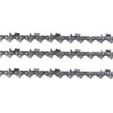 3x Chainsaw Chains Semi Chisel 325 058 76DL for Baumr-Ag Sx66 66cc 20" Bar Saw