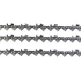3x Chainsaw Chains Semi Chisel 325 058 76DL for Baumr-Ag Sx66 66cc 20" Bar Saw