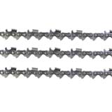 3x Chainsaw Chains Semi Chisel 325 058 76DL for Raiden 20"-22" Bar Saw Chain