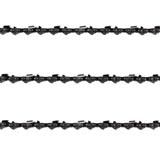 3x Chainsaw Chains Semi Chisel 3/8 058 72DL for Jonsered Saw with 20" Bar