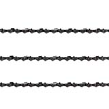 3x Chainsaw Semi Chisel Chain 3/8 063 101DL