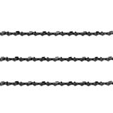 3x Chainsaw Semi Chisel Chains 3/8LP 043 46DL for Makita 36V 12" Bar DUC302 Z