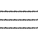 3x Semi Chisel Chains 3/8LP 043 52DL for Ryobi RCS36X52 RCS36X3550HID RCS36B35