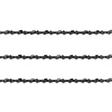 3x Semi Chisel Chains 3/8LP 043 52DL for MATRIX 20V X-ONE Cordless Chainsaw Saw