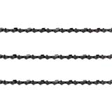 3x Chainsaw Semi Chisel Chains 3/8LP 050 45DL for Giantz Pro 25cc CSAW-25CC-OGBK