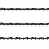 3x Semi Chisel Chain 3/8LP 043 40DL For PXCCSS-018 Ozito 18v Battery Chainsaw