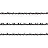3x Chainsaw Semi Chisel Chains 3/8LP 043 56DL for DeWalt DCM575N-XE with 16" Bar