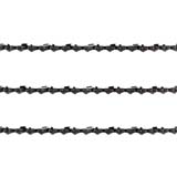 3x Chainsaw Semi Chisel Chains 3/8LP 050 54DL for Ryobi 16" Bar