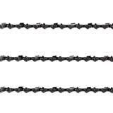 3x Chainsaw Semi Chisel Chains 3/8LP 050 57DL for 45cc ROK 400mm 16" Bar Saw
