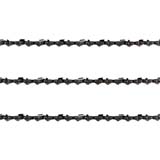 3x Chainsaw Semi Chisel Chains 3/8LP 050 57DL For Gardenline 53942 45cc 16" Bar