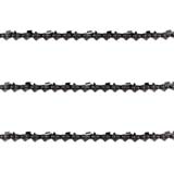 3x Chainsaw Chains Full Chisel 3/8 050 72DL