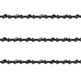 3x Chainsaw Chains Semi Chisel 3/8 050 72DL
