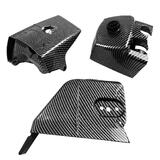Carbon Fibre Look Sprocket Top Air Side Covers for Perla Barb 91.6cc & Stihl MS660 066 Chainsaws
