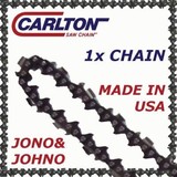 1x Carlton Chainsaw Full Chisel Chain 3/8" 058 72DL