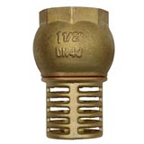 1.5" Brass Foot Valve and Strainer Only Water Pump Hose Suction