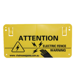 10x Electric Fence Warning Safety Sign Danger Farm Energizer Fencing
