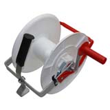 Wind Up Geared Electric Fence Reel for Poly Wire / Tape - Strip Grazing
