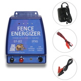 Electric Fence Energiser 45km Range Battery Powered 12 Volt Mains Powered 240v