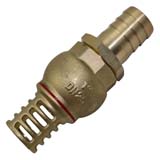 Brass Foot Valve with 1" 25mm BSP Male Thread & Strainer Water Pump Hose Suction