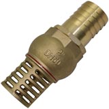 Brass Foot Valve with 2" 50.8mm BSP Male Thread Strainer Water Pump Hose Suction
