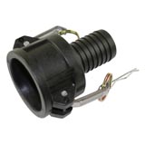 Nylon 2" Camlock Fitting to 1.5" Hose Tail Irrigation Fitting Adaptor Adapter