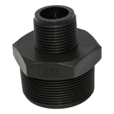 Threaded Nylon  2" x 1" BSP Reducing Nipple Male Fitting