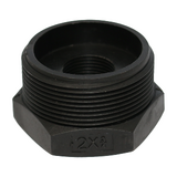 Threaded Nylon 2" BSP Male x 3/4" BSP Female Reducing Bush Fitting
