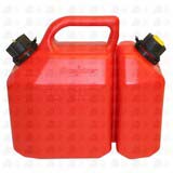 Fuel and Oil Combination Bottle Can 6 Litre / 2.5 Litre Suits Chainsaw 4WD Bike