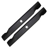 x2 Bar Blades For 38" Husqvarna Craftsman Ride On Lawn Mower AYP 138497 131222