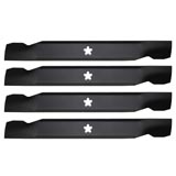 x4 Bar Blades For 38" Husqvarna Craftsman Ride On Lawn Mower AYP 138497 131222 