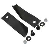 2x Replacement Lawn Mower Blades & Bolt Kit Suits AYP Husqvarna Swing Back Kit