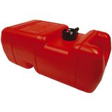23L Marine Fuel Tank with Gauge - Portable 6 Gallon Outboard Boat Tank